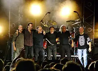 PFM performing live during the Notte per te festival in August 2007
