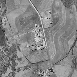 overhead photograph of PH-75 Control Area in 1965
