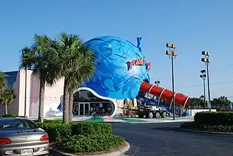 Former Planet Hollywood, demolished in 2015; current site of Carolina Ale House