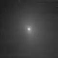 Comet Tempel 1, imaged from 4.2&nbsp;million km at the start of Impact phase
