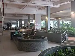 Feeder bus stop at Level C of the 1Powerhouse Building along Persiaran Bandar Utama