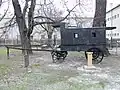 19th century Russian kibitka wagon used for transporting political prisoners