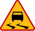 A-15 "slippery road surface"