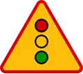 A-29 "traffic lights ahead"