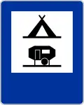 D-31 "camping site equipped with power sockets for camping trailers"