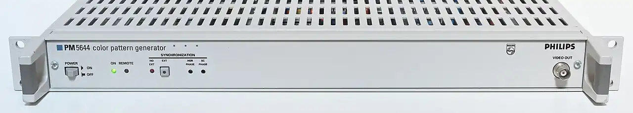 PM5644[G/M/L/P/N/I]/00 - Typical front panel of a 4:3 model.