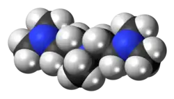 Spacefill model of PMDTA