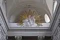 Sculpture of God above the altar