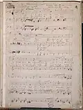 Sheet music of The Lion of Flanders