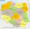 Integration into the Voivodeships of Poland as of June, 1946