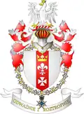 Lech Wałęsa personal granted coat of arms by the Kingdom of Sweden
