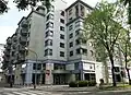 An apartment building at 1 Alliance Square.