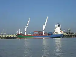 The port of Chittagong