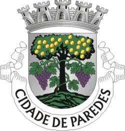 Coat of arms of the city of Paredes