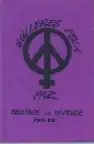 PSG-EG Youth Collective sticker for peace. It says: Woman for peace. The PSG-EG was known for its strong pacifist and antimilitarist positions.