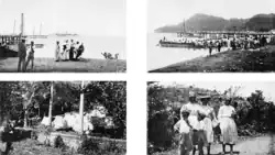 Image 13United States' rescue effort at St. Vincent, 1902, following an eruption of the volcano at La Soufrière. (from History of the Caribbean)