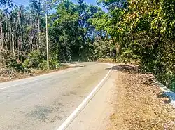 NH 766E routing towards Devimane Ghat in Sampkhanda