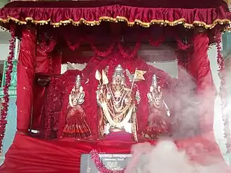 Red Attire - Symbolizing Shiva