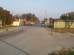 View of Pacific Junction looking east down Lincoln Avenue from Front Street