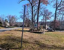 Sign for the Lakeside West neighborhood in the community