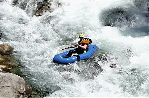 Whitewater rafting