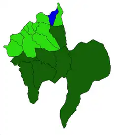 Location of Paços