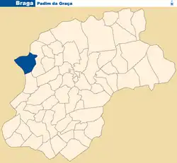 Location of Padim da Graça