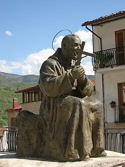 Sculpture of Padre Pio, Serra Pedace, Italy