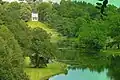Image 22Painshill Park in Cobham has follies on natural, but landscaped slopes by part of the Mole disguised as ornamental lakes and the Great Cedar thought to be the largest Cedar of Lebanon in Europe. In the mid-north of the county. (from Portal:Surrey/Selected pictures)