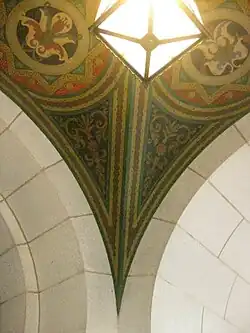 Paintwork on the ceiling