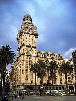 Palacio Salvo, architect Mario Palanti,[15] completed in 1928.