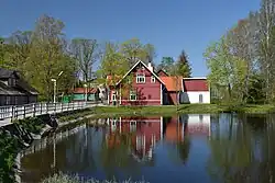 Palamuse impounded lake on the Amme River