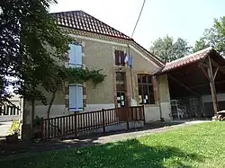 The town hall in Pallanne