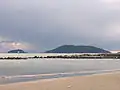 Palmaria and Tino from the beach of San Terenzo
