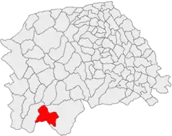 Location in Suceava County