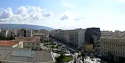 Panepistimiou Street from above