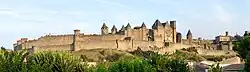 The fortified town of Carcassonne, Aude