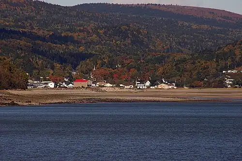 Alma as viewed from the water
