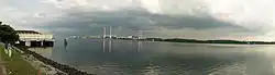 Panorama view of Singapore Senoko power station
