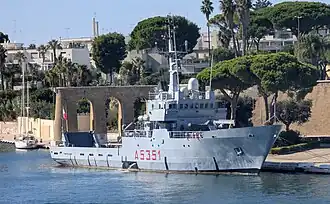 Pantelleria (A&nbsp;5351) in 2025 in Port of Brindisi