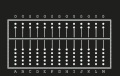 Animation of the use of the fifth lower bead in addition