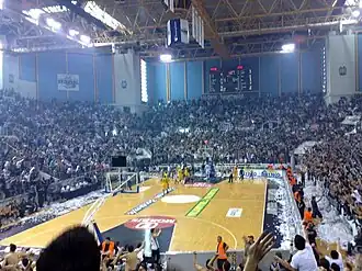 Game between PAOK and Aris, in April 2008