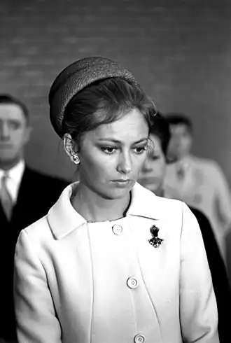 Donna Paola dei Principi Ruffo di Calabria, later Queen consort of the Belgians (born 1937)