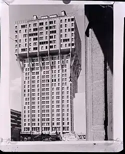 The Torre Velasca photographed by Paolo Monti in 1973