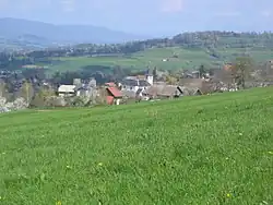 A general view of Saint-Offenge-Dessus