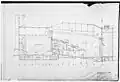 Architect's longitudinal section (cutaway side view)