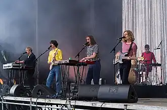 A band in performance