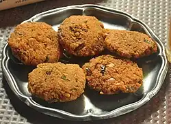 Masala vada or paruppu bada or 'aamai' tortoise vadai