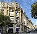 Former building of the Grands Magasins Dufayel, corner of boulevard Barbès and rue Christiani in Paris