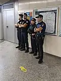 French and Korean police officers for Paris 2024 Olympics